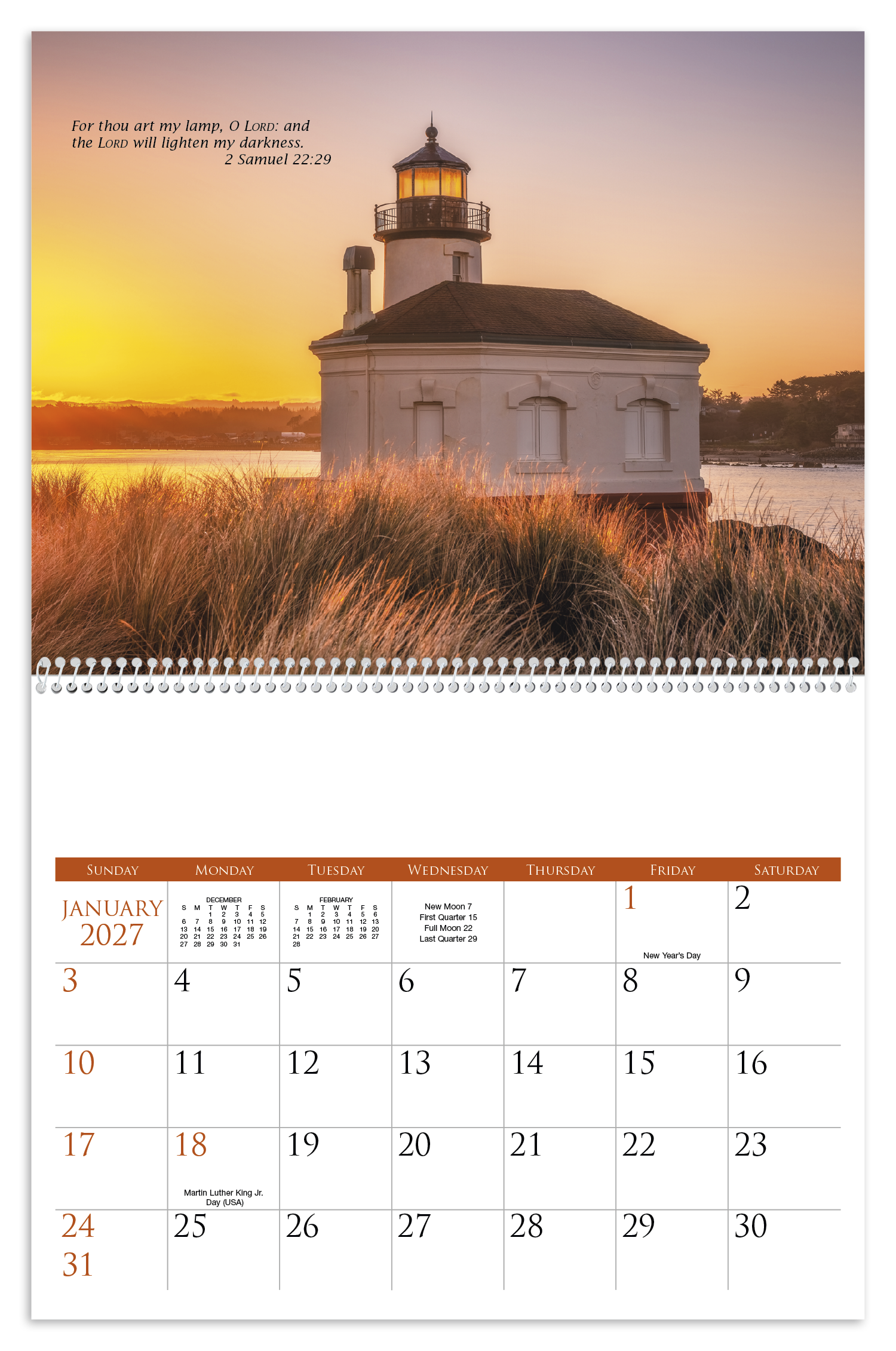 Bible Passages Calendar