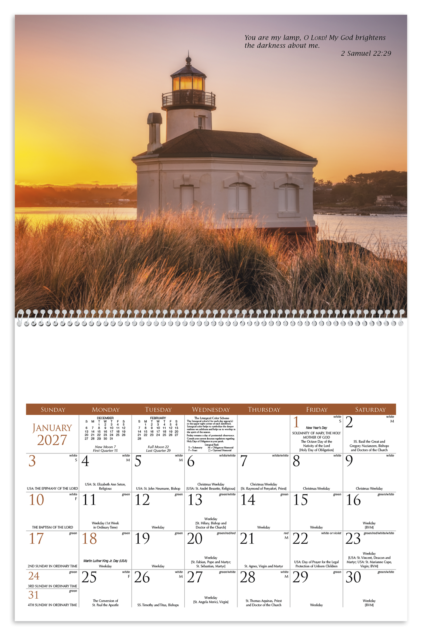 Catholic Scenic Calendar