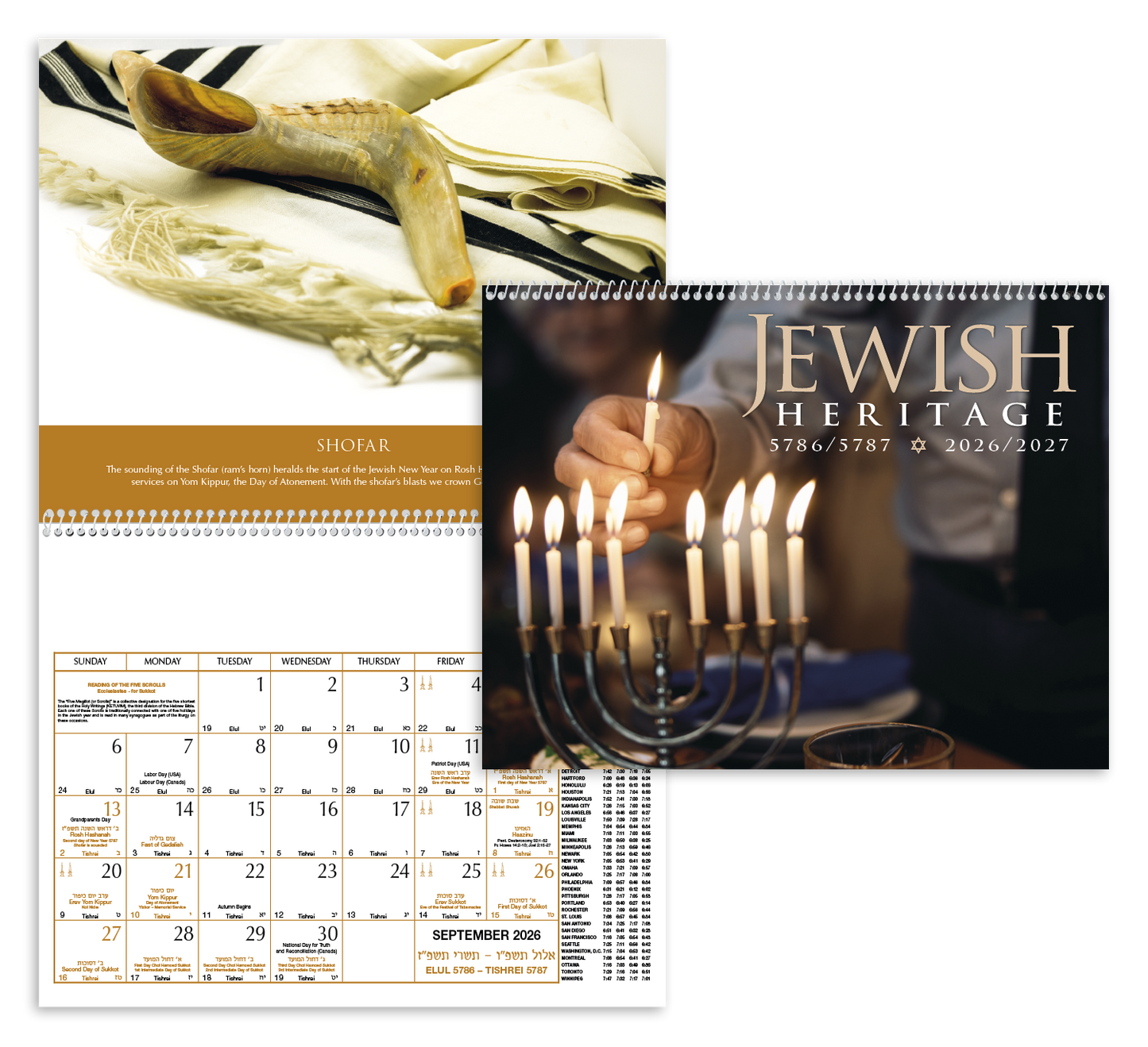 Jewish Heritage Calendar