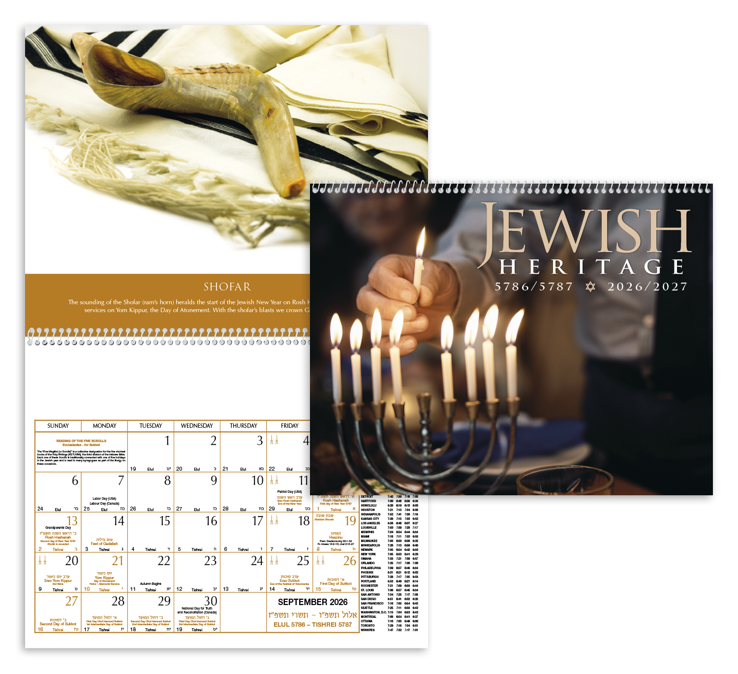 Jewish Heritage Calendar