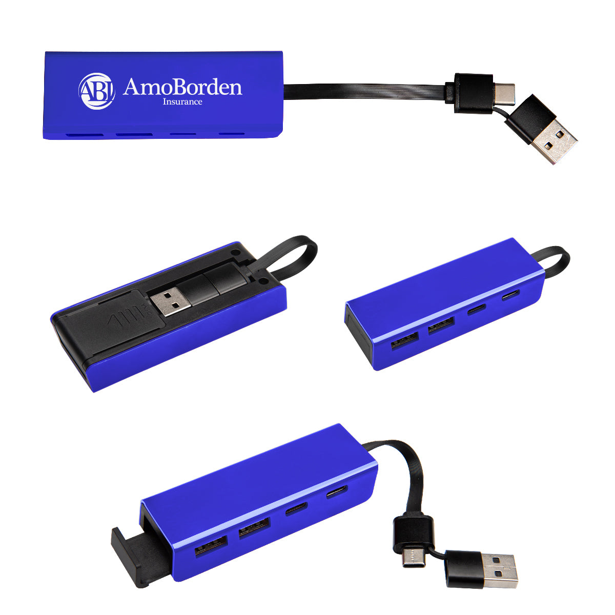 rABS Type-C & USB Hub With Phone Stand