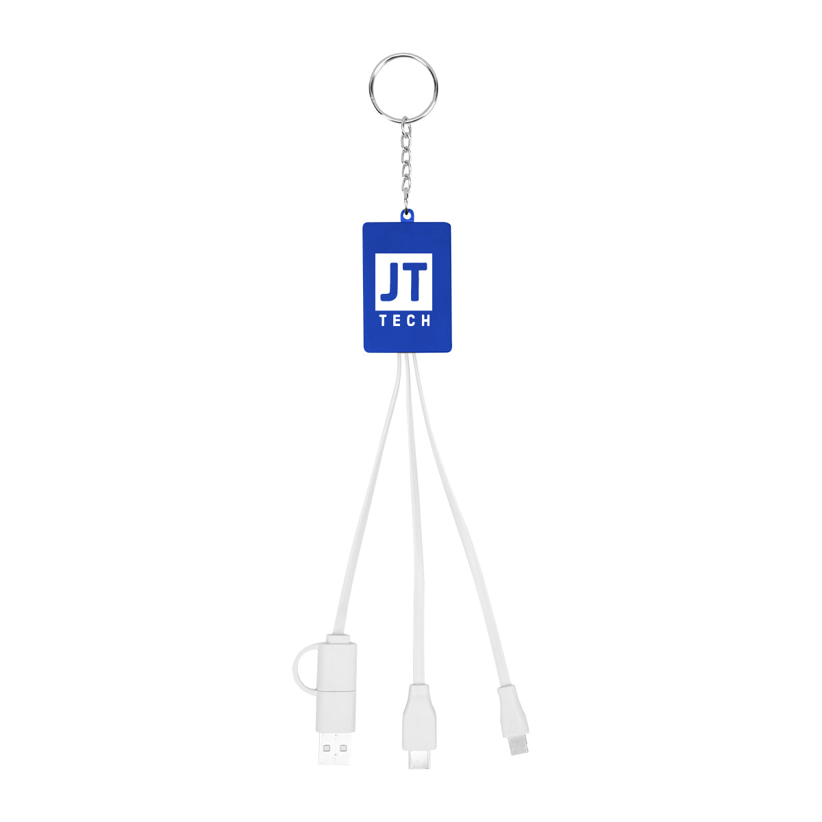 Multi-Charging Cable USB Hub Keyring