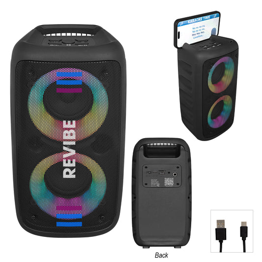 Wireless Speaker Tower With Phone Holder
