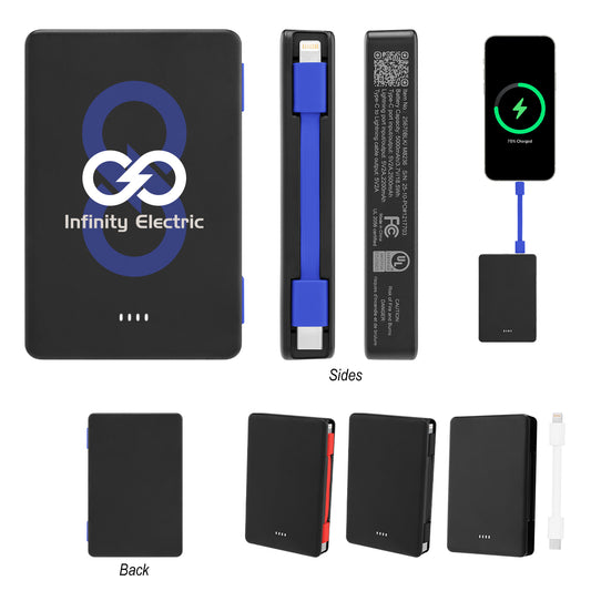 5,000 mAh UL Listed Power Bank & One Cable™