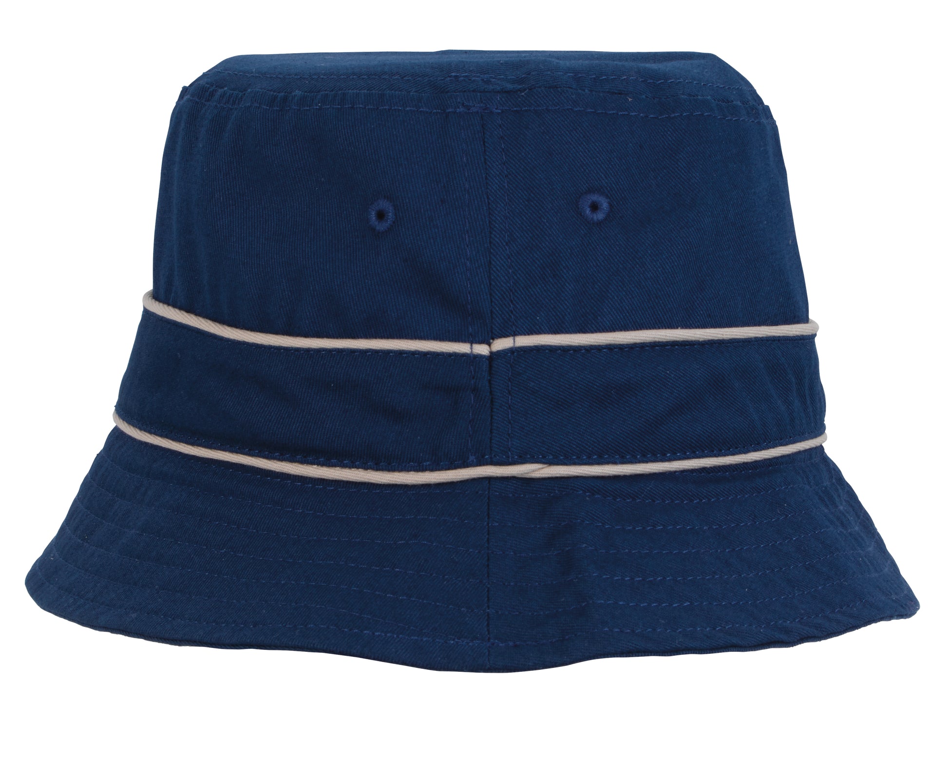 Cotton Bucket Hat with Trim