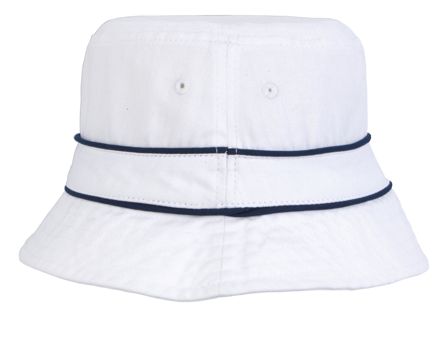 Cotton Bucket Hat with Trim