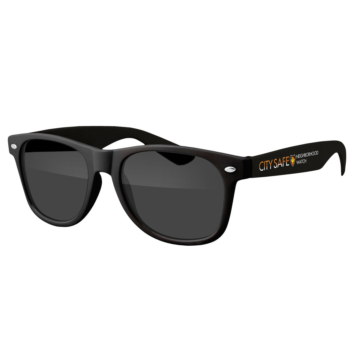 Custom logo Two-Tone Retro Vibes Black Frame Sunglasses