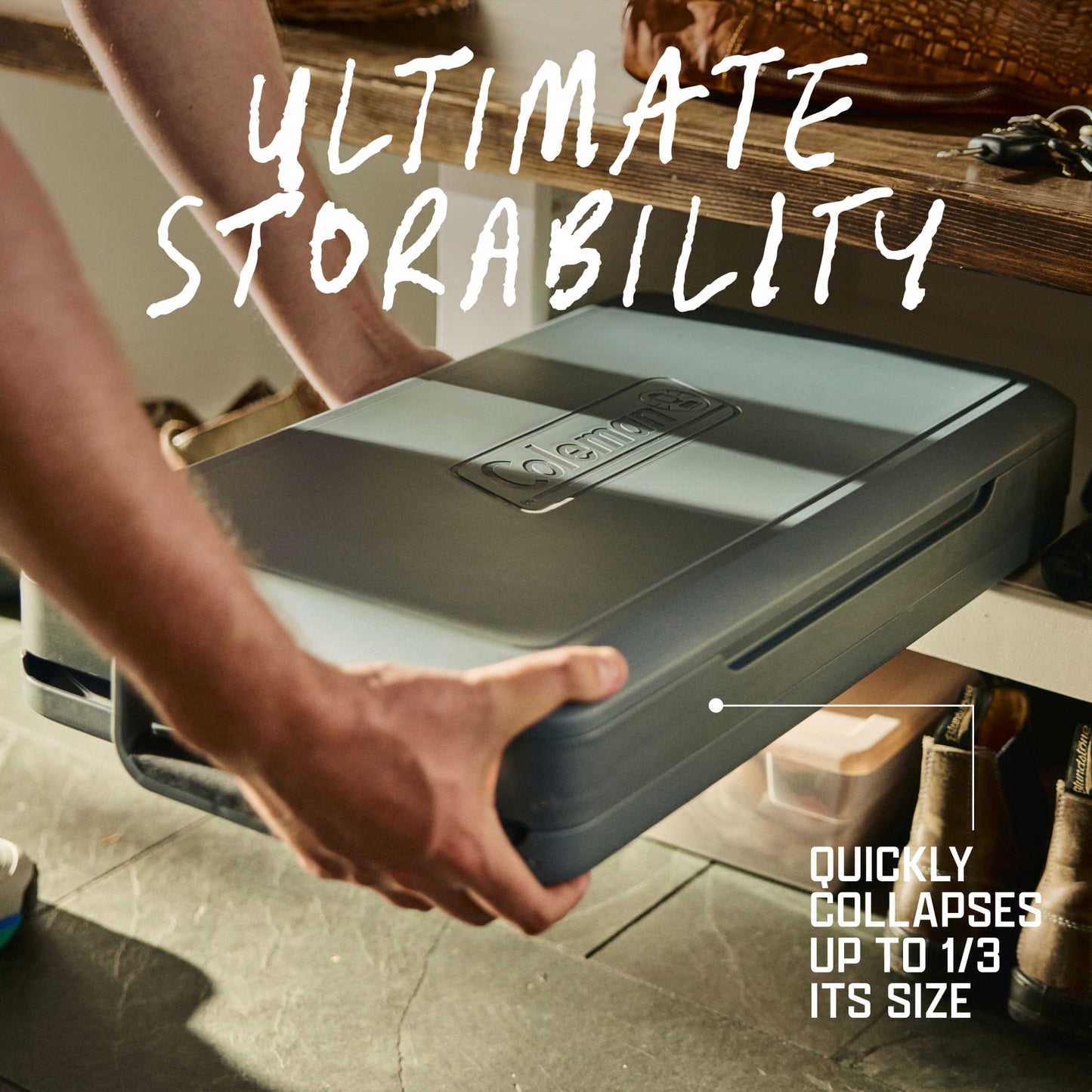 Snap 'N Go™ Collapsible 35-Quart Hard-Sided Cooler
