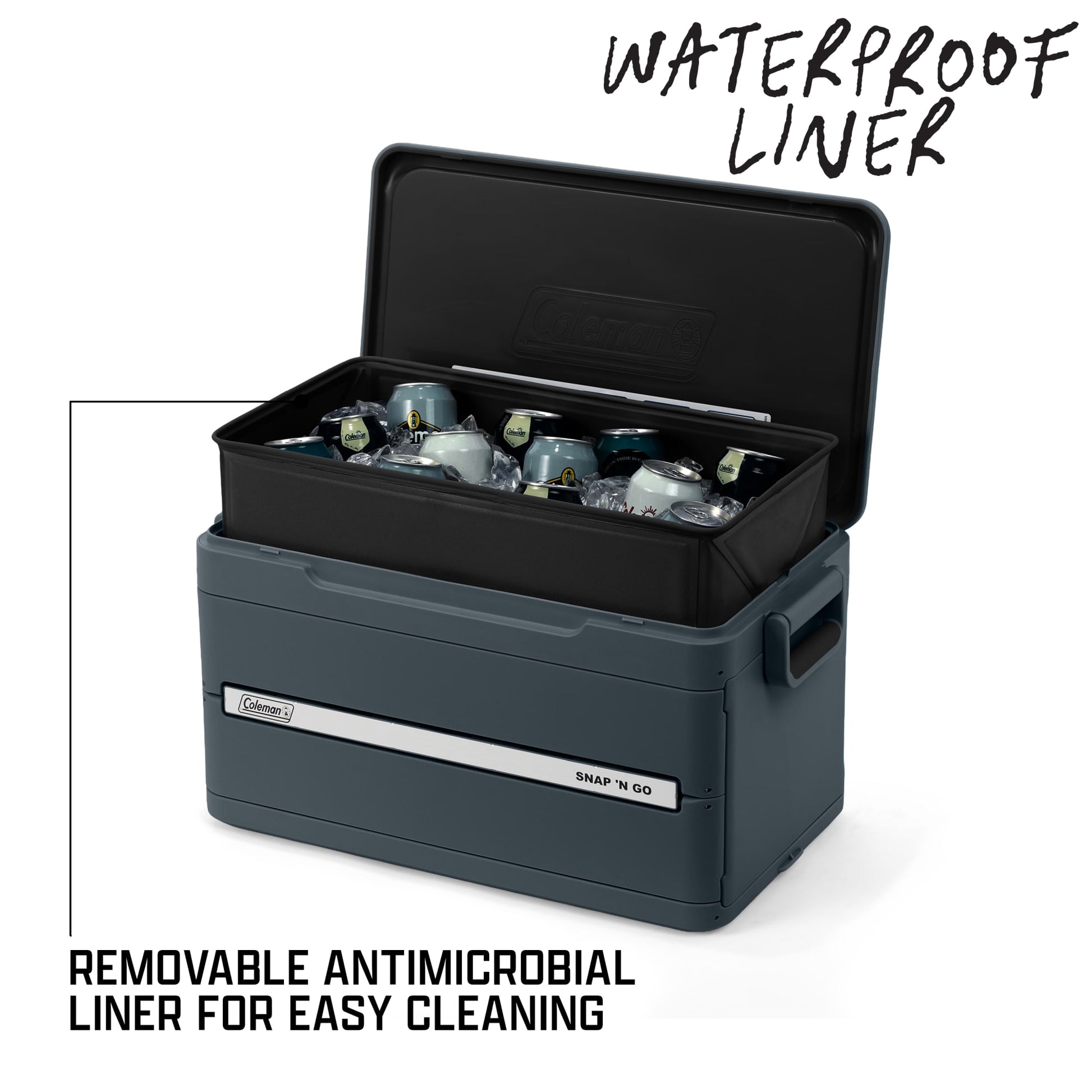 Snap 'N Go™ 55-Quart Collapsible Hard-Sided Cooler