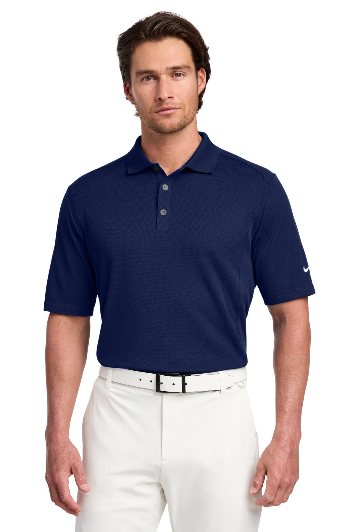 Custom logo Nike Dri-FIT Classic Polo.  267020 in Midnight Navy
