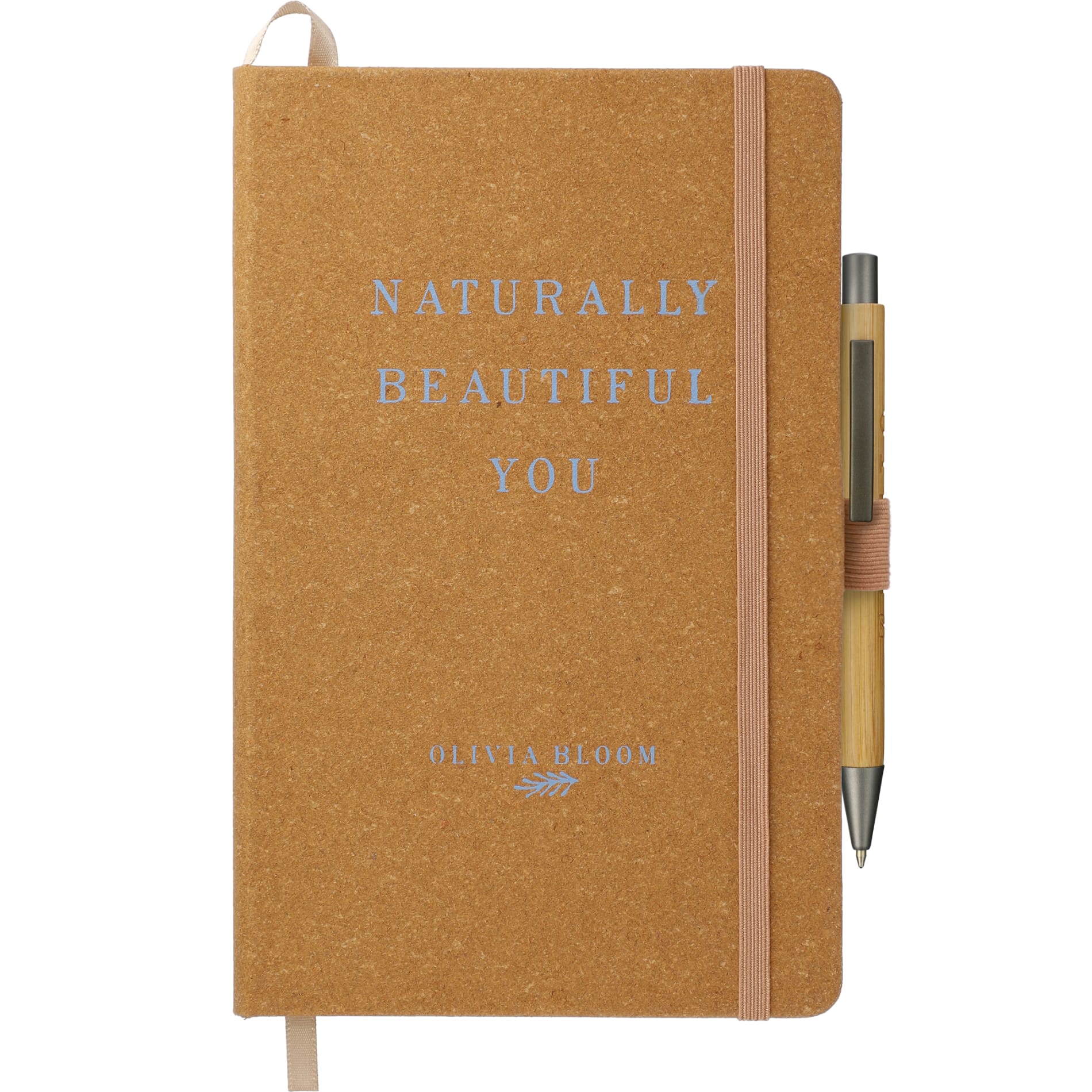FSC® Mix 5.5" x 8.5" Recycled Leather Bound Journa