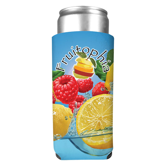 Custom logo 12 Oz. Full Color Slim Kan-Tastic