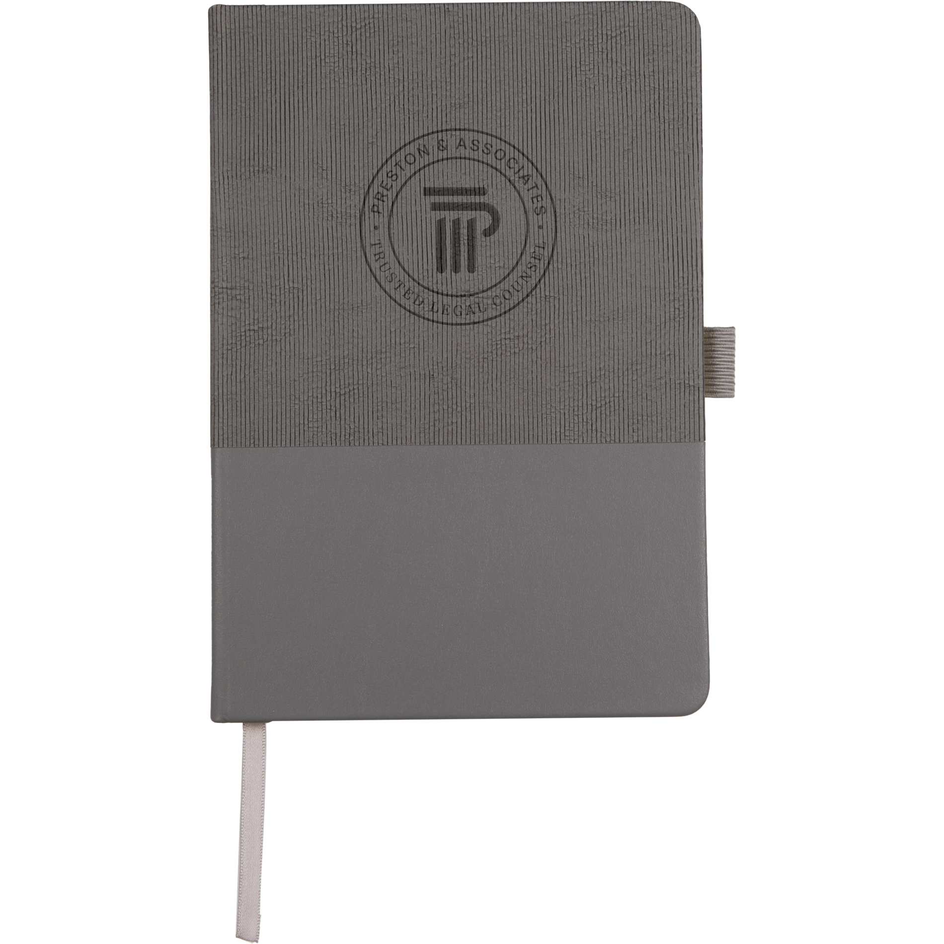 5.5" x 8.5" FSC® Recycled Ribbed Bound Journal