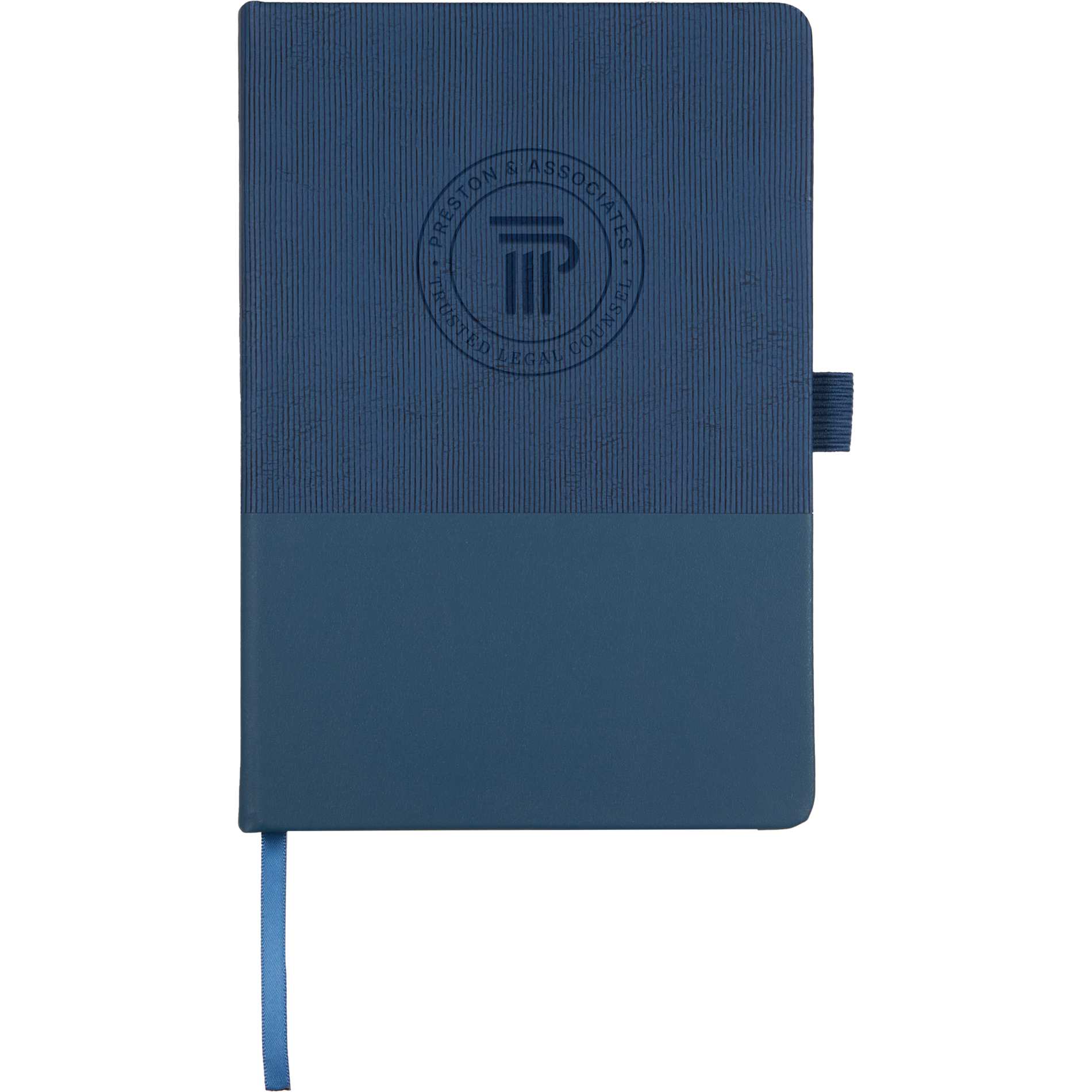 5.5" x 8.5" FSC® Recycled Ribbed Bound Journal