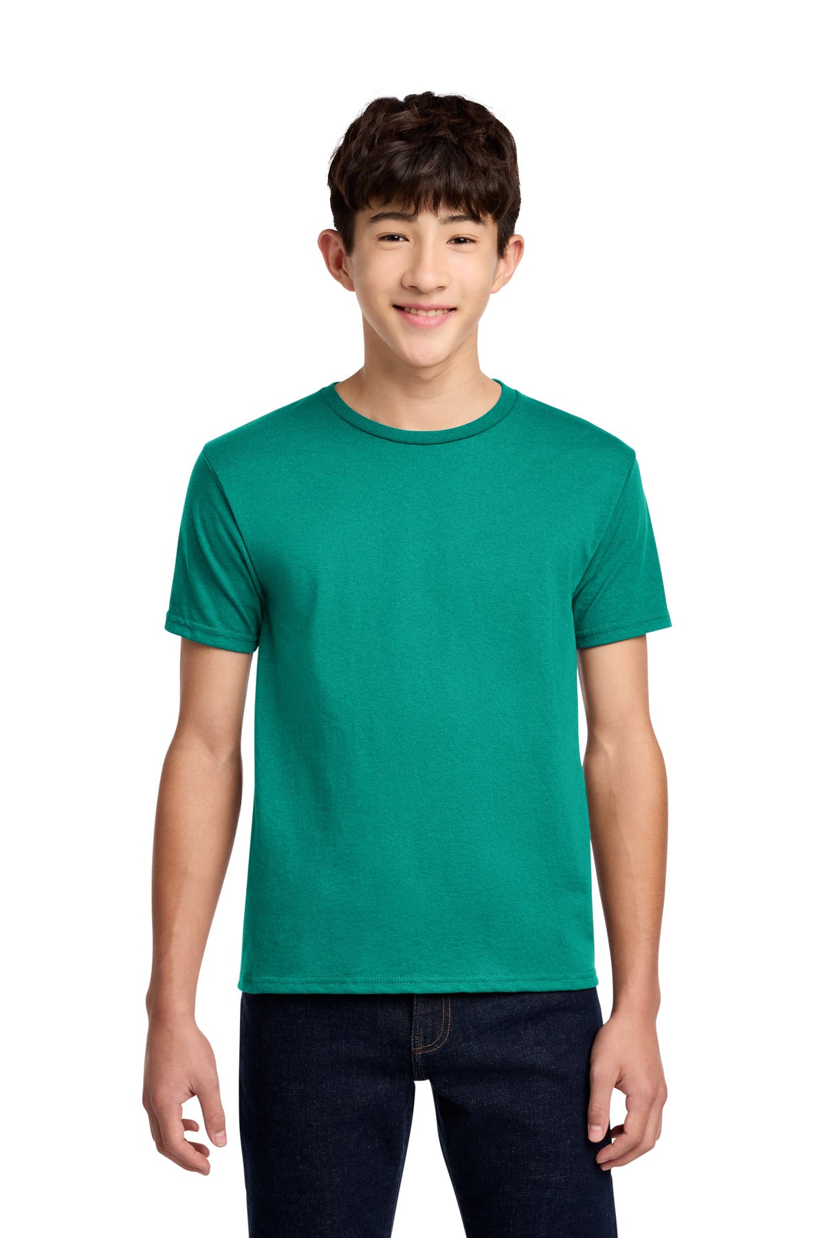 Custom logo Jerzees® - Youth Dri-Power® 50/50 Cotton/Poly T-Shirt.  29B in Jade