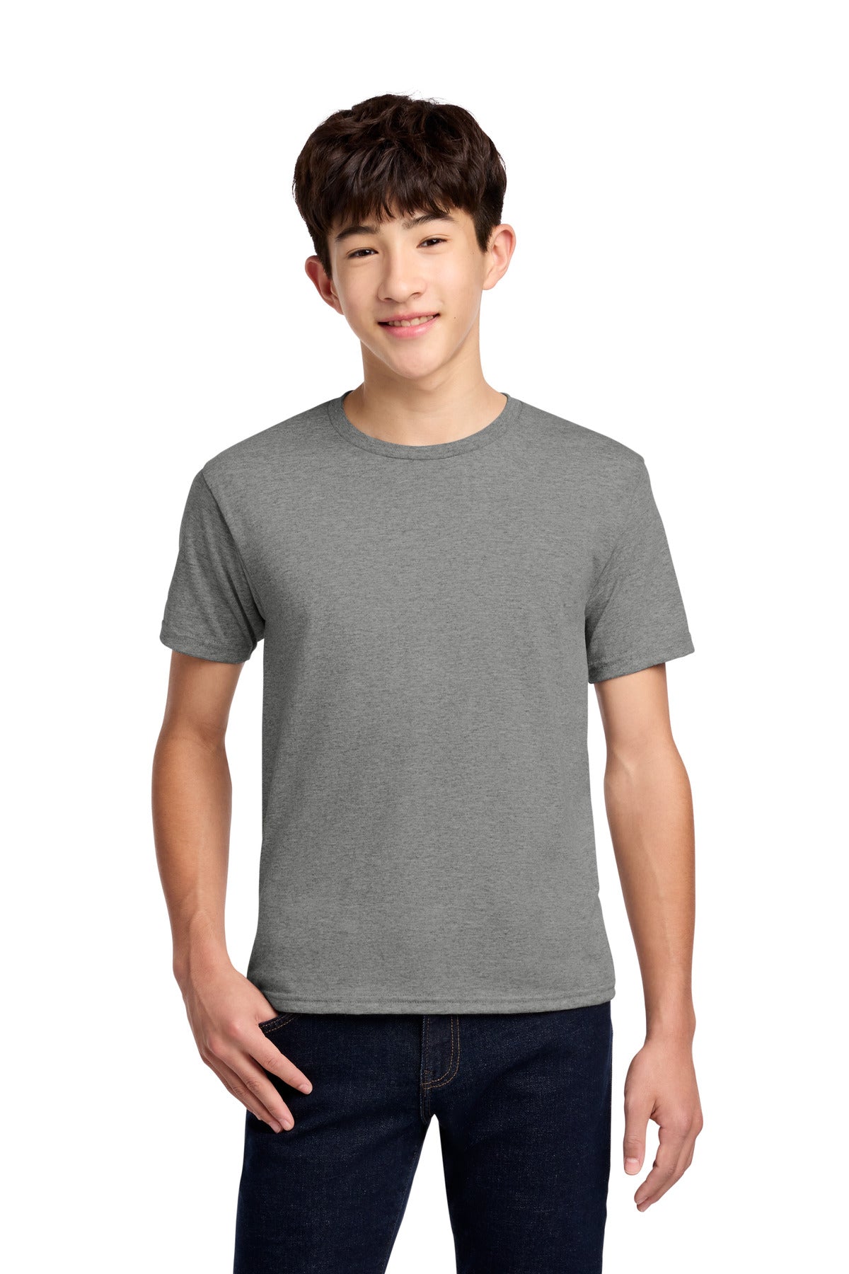 Custom logo Jerzees® - Youth Dri-Power® 50/50 Cotton/Poly T-Shirt.  29B in Oxford