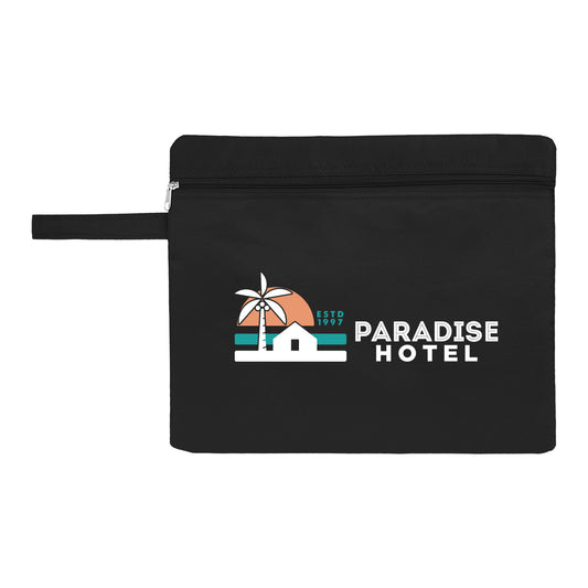 Custom logo Utility RPET Wet/Dry Bag With Loop