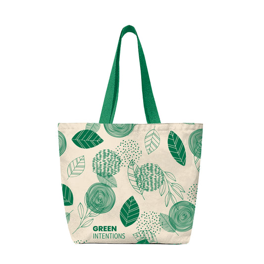 Custom logo 14 oz. Recycled Canvas Tote Bag
