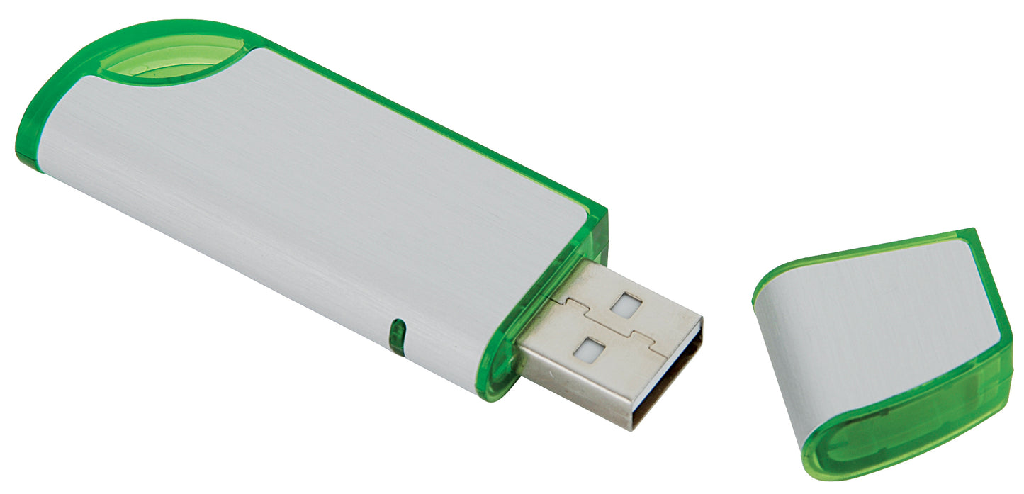 1 GB Slanted USB 2.0 Flash Drive