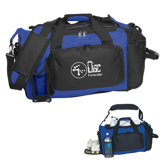 Custom logo Deluxe Sports Duffel Bag