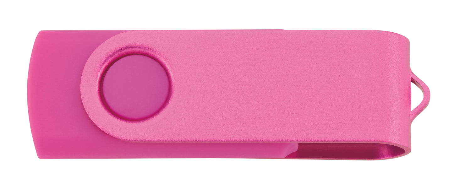 2 GB Two Tone Folding USB 2.0 Flash Drive