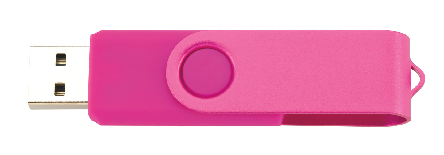 4 GB Two Tone Folding USB 2.0 Flash Drive