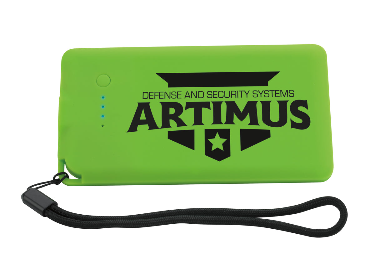 Custom logo Slim Power Bank 4000 mAh