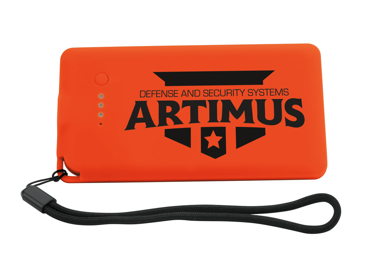 Custom logo Slim Power Bank 4000 mAh