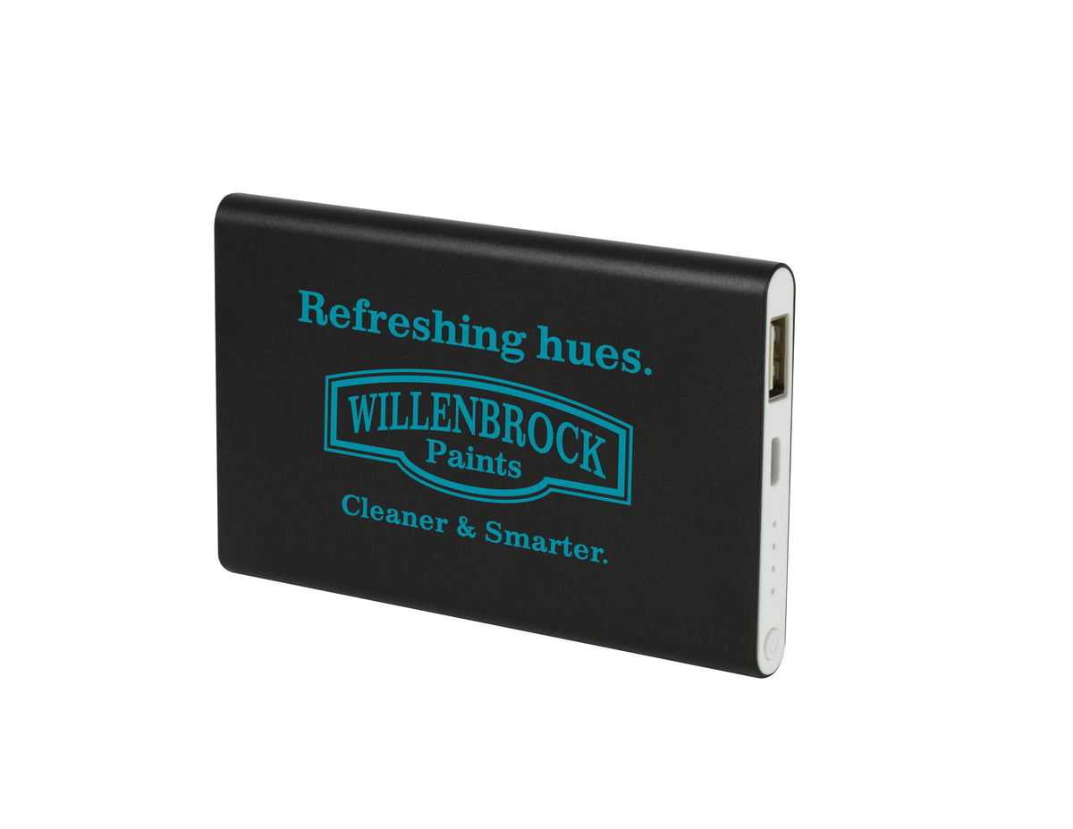 Custom logo Compact Aluminum Power Bank 4000 mAh