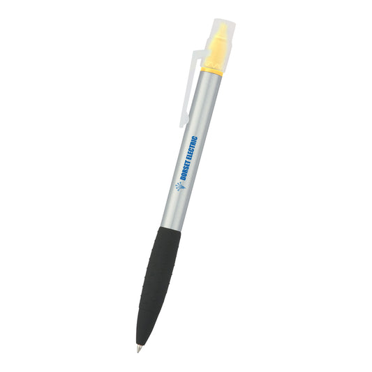 Custom logo Neptune Pen With Highlighter
