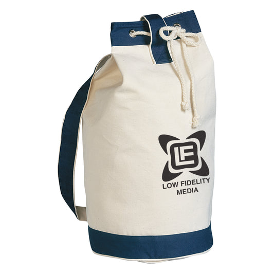 Custom logo Schooner Cotton Canvas Tote Bag in Blank