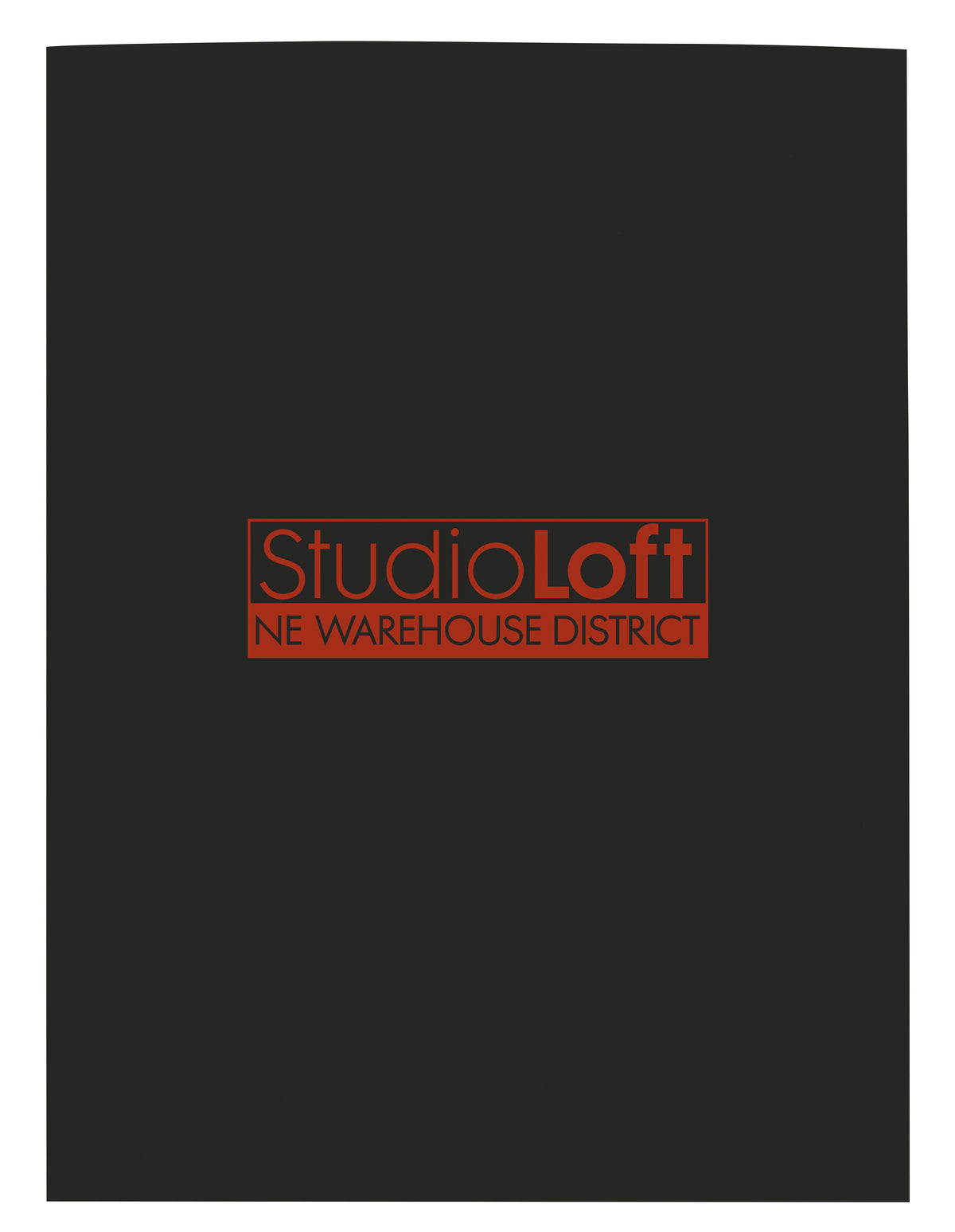 Custom logo Gloss Paper Folder