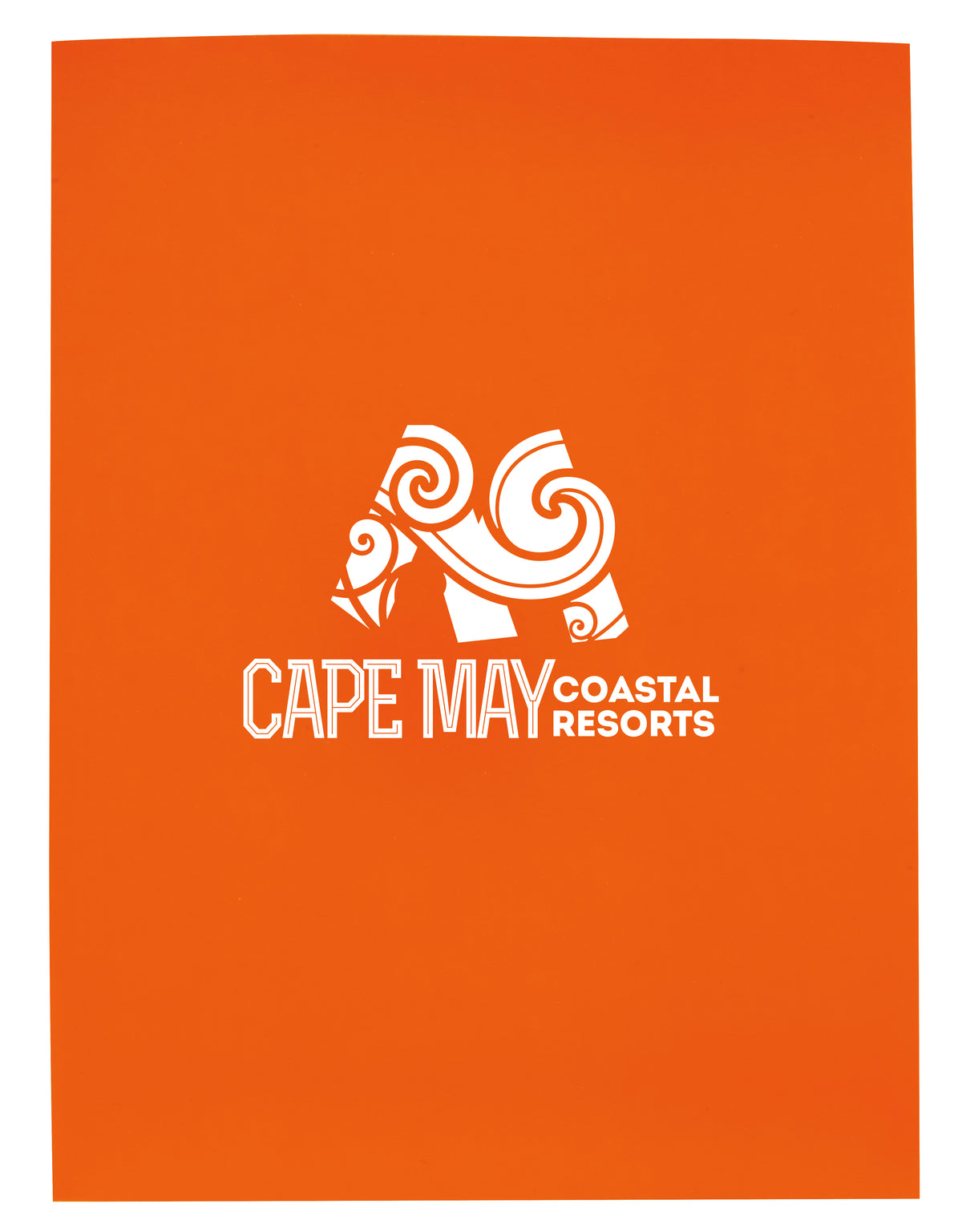 Custom logo Gloss Paper Folder