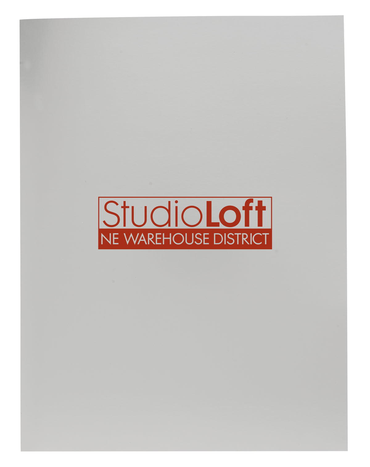 Custom logo Gloss Paper Folder