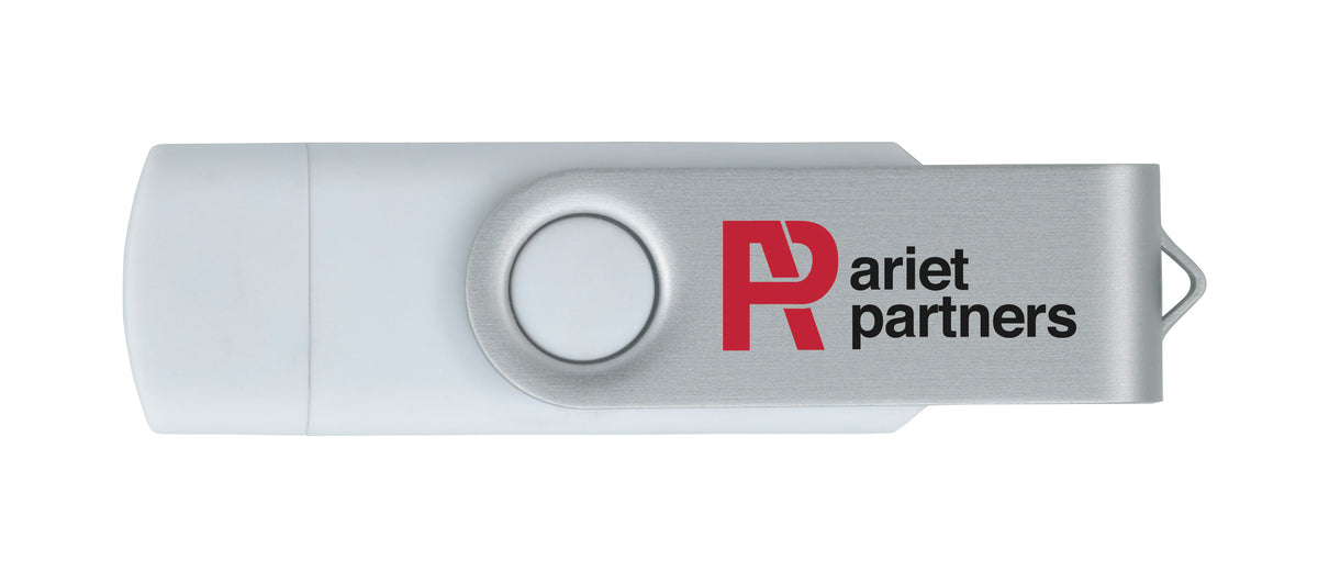 Custom logo 64 GB On The Go USB 2.0 Flash Drive - Type C