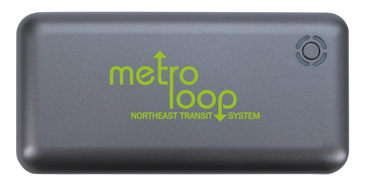 Custom logo Charge Wave Wireless Power Bank 10,000 mAh