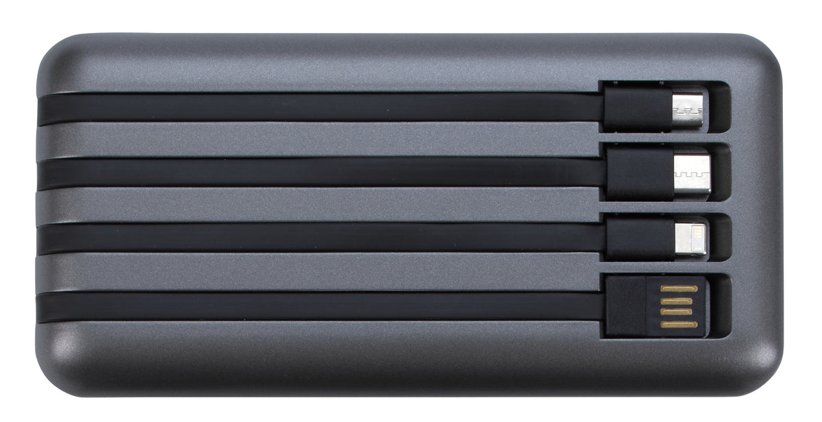Custom logo Charge Wave Wireless Power Bank 10,000 mAh