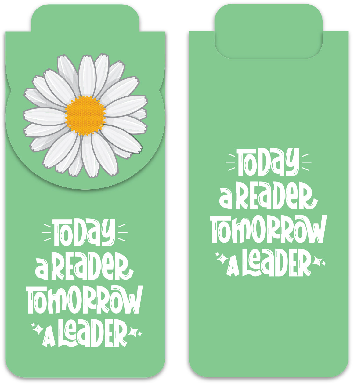 Custom logo Flowers Magnetic Bookmark