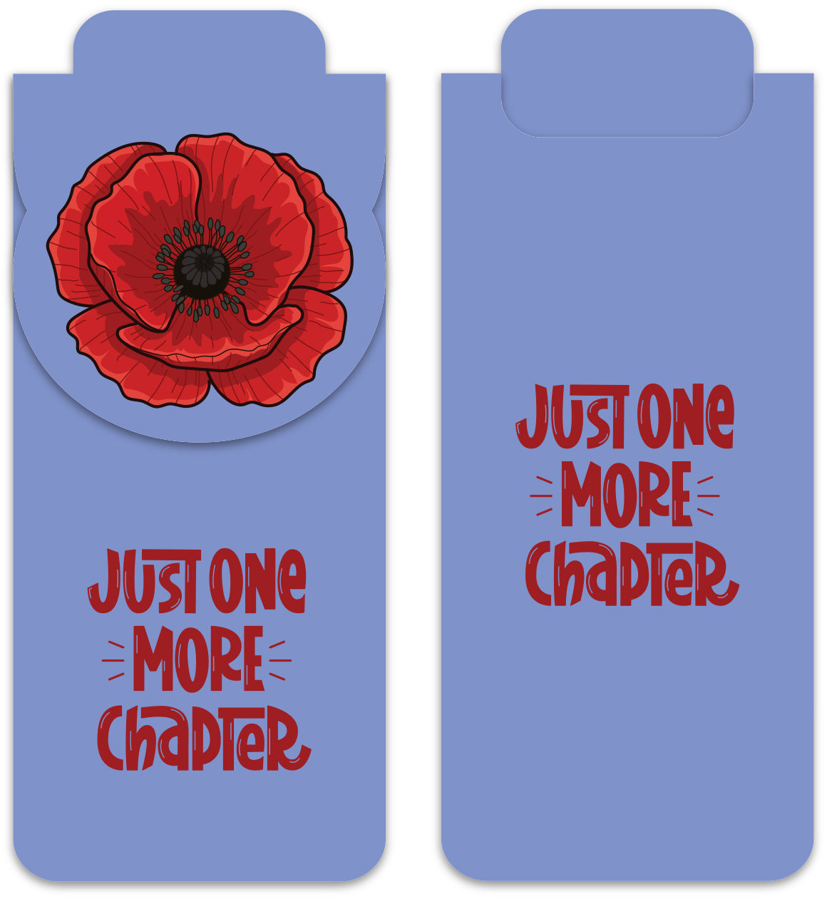 Custom logo Flowers Magnetic Bookmark