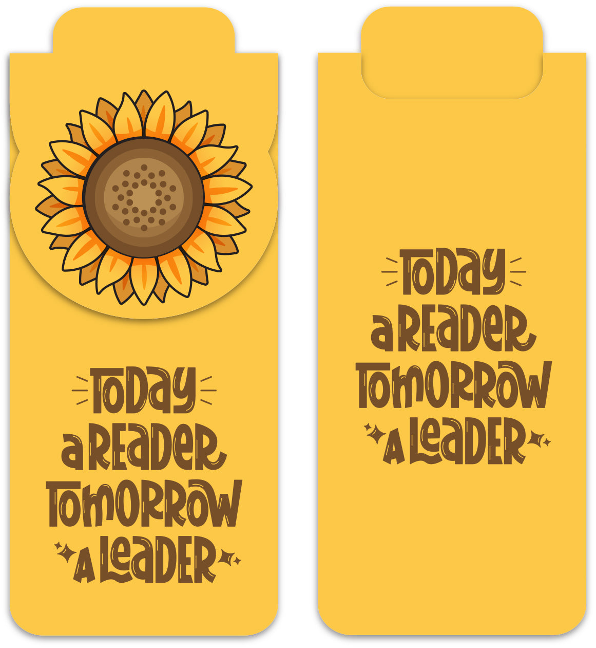 Custom logo Flowers Magnetic Bookmark
