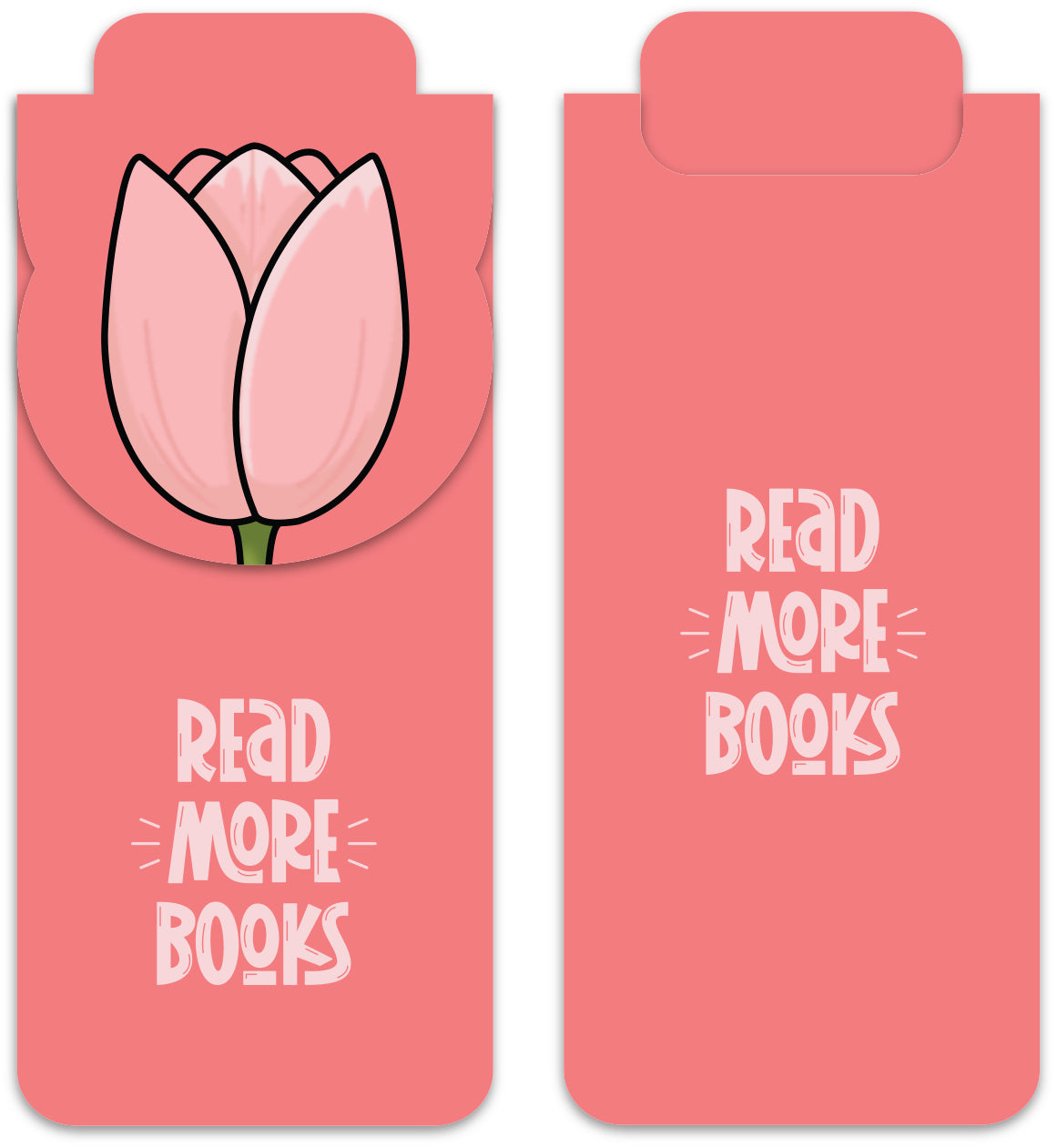 Custom logo Flowers Magnetic Bookmark