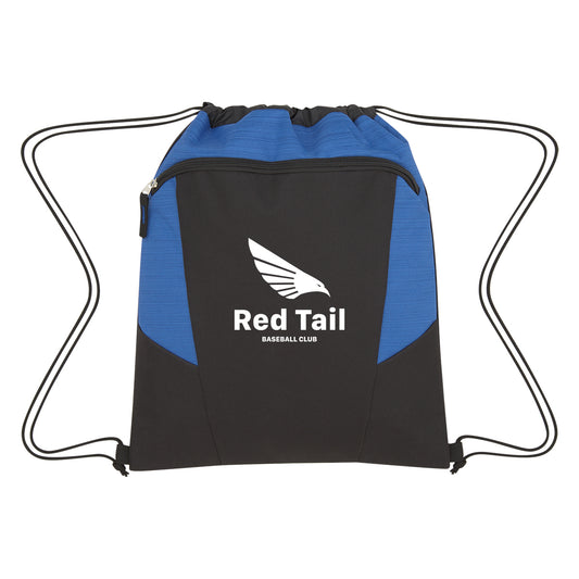 Custom logo Tahoe Heathered Drawstring Backpack