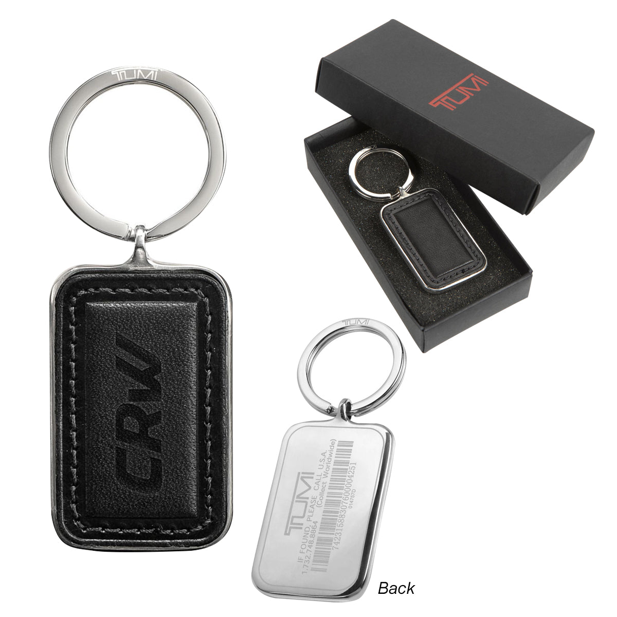 TUMI Alpha Patch Tracer Key Fob