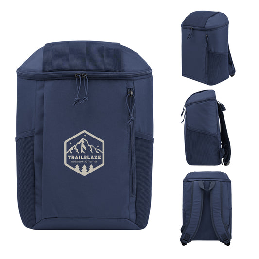 Custom logo Endeavor rPET 15 Can Cooler Backpack