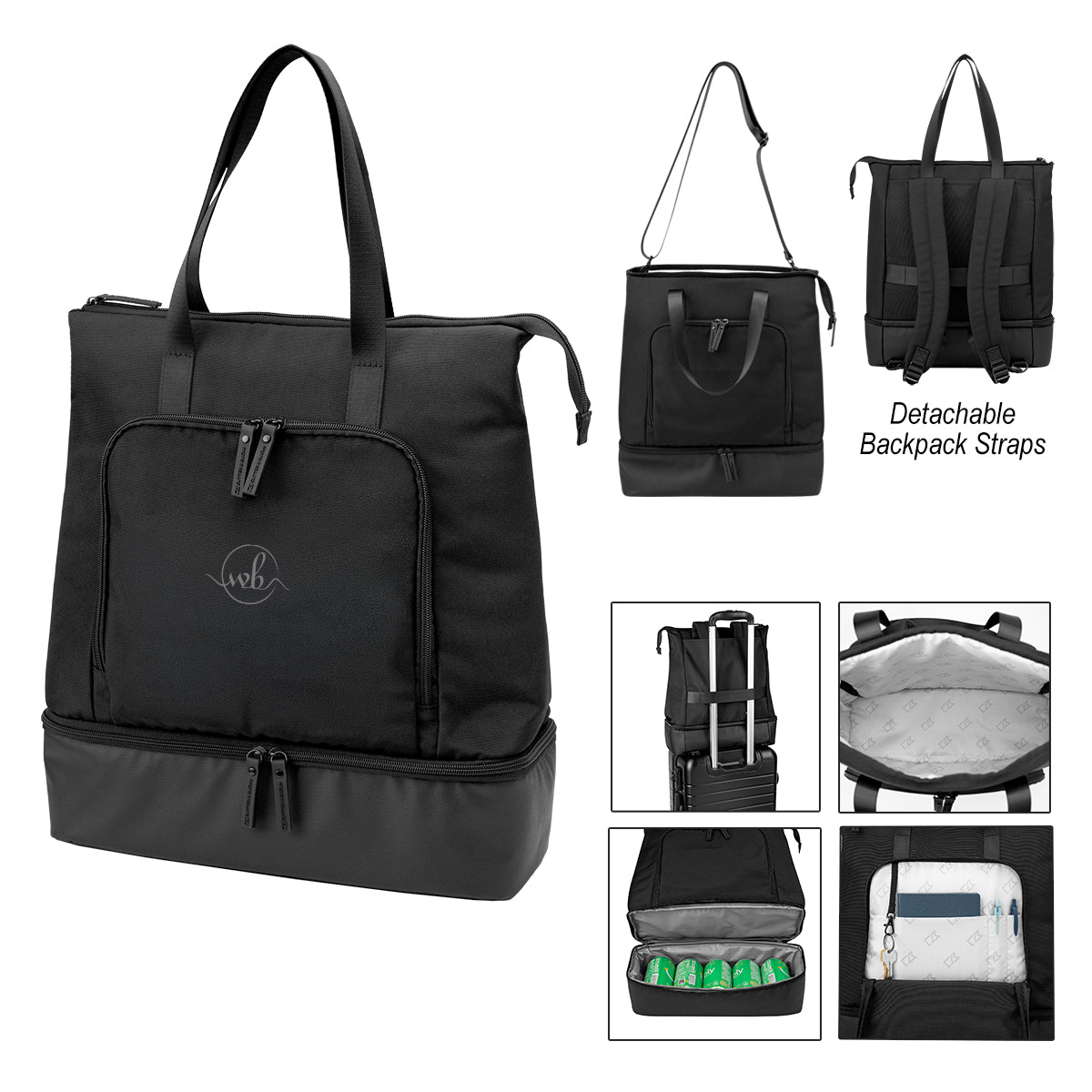 Cutter & Buck® Active Collection Backpack/Cooler Tote Bag