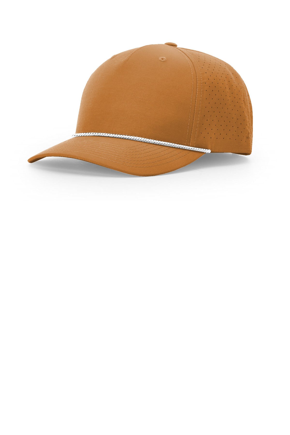 Custom logo Richardson Laser Perf Performance Rope Cap 355 in Clay/ White Black