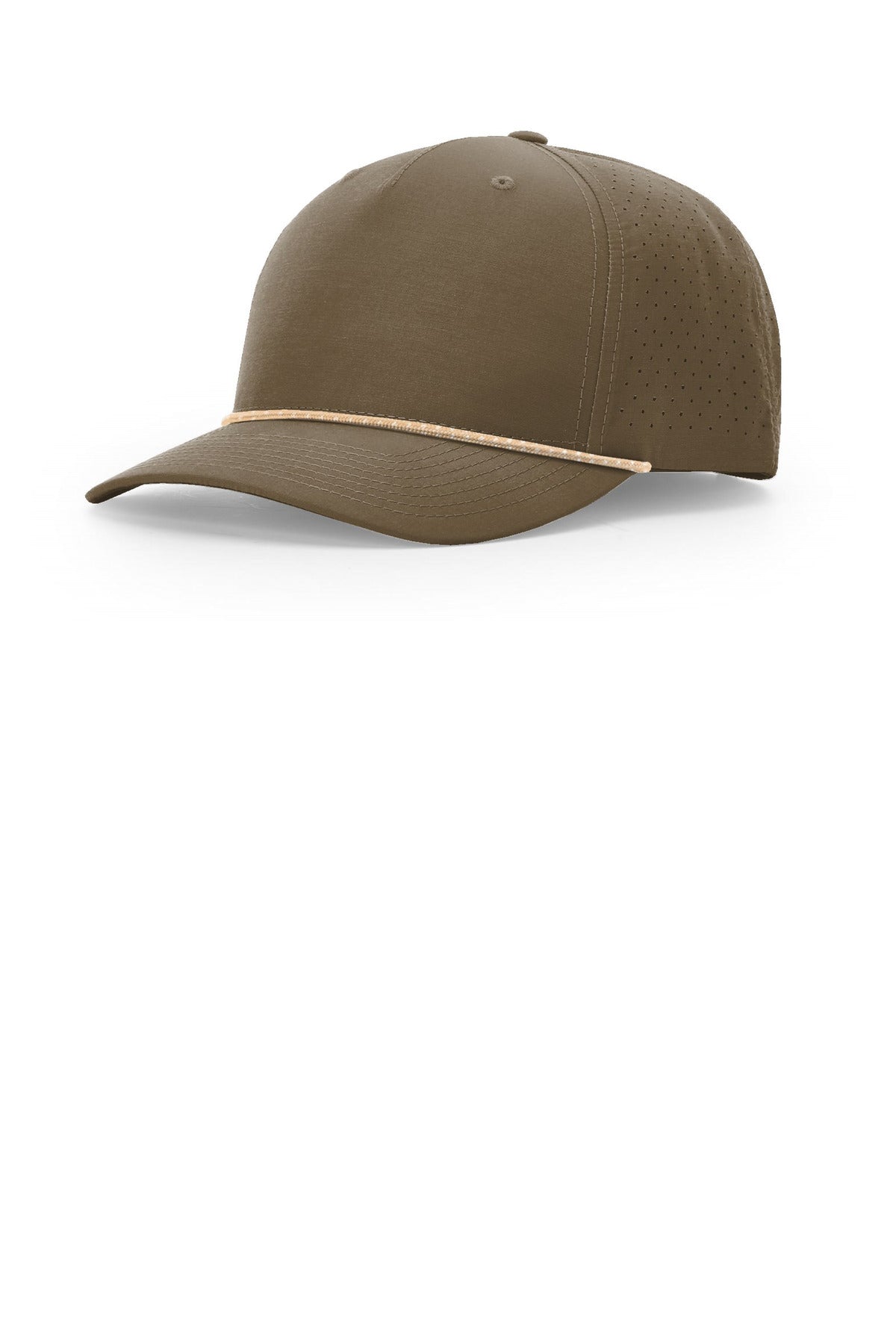 Custom logo Richardson Laser Perf Performance Rope Cap 355 in Dark Loden/ Tannin Grey