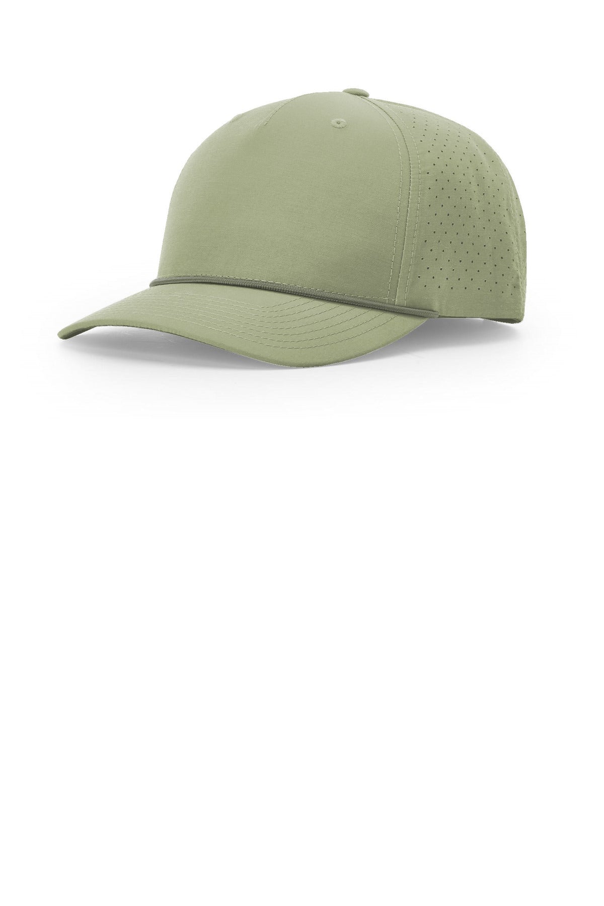Custom logo Richardson Laser Perf Performance Rope Cap 355 in Light Olive/ Olive