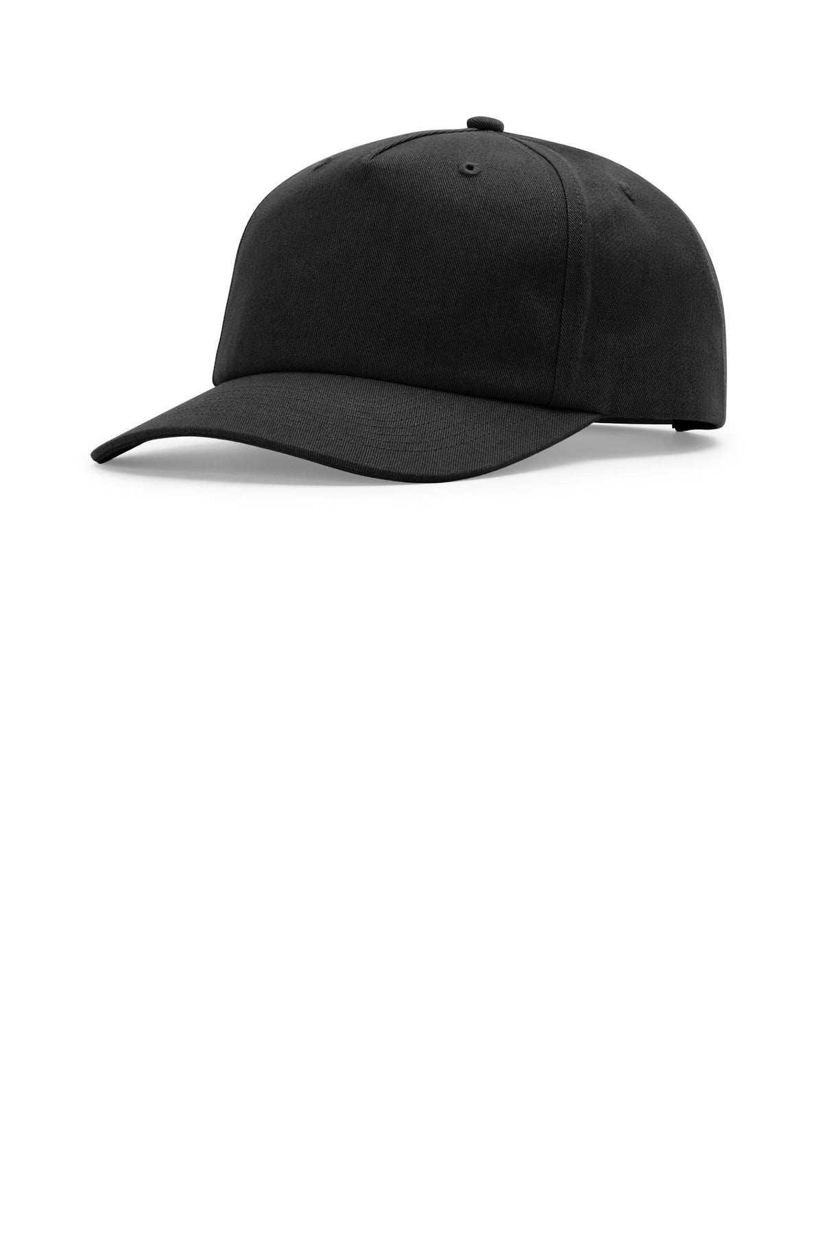 Custom logo Richardson 5-Panel Relaxed Gramps 356 in Black