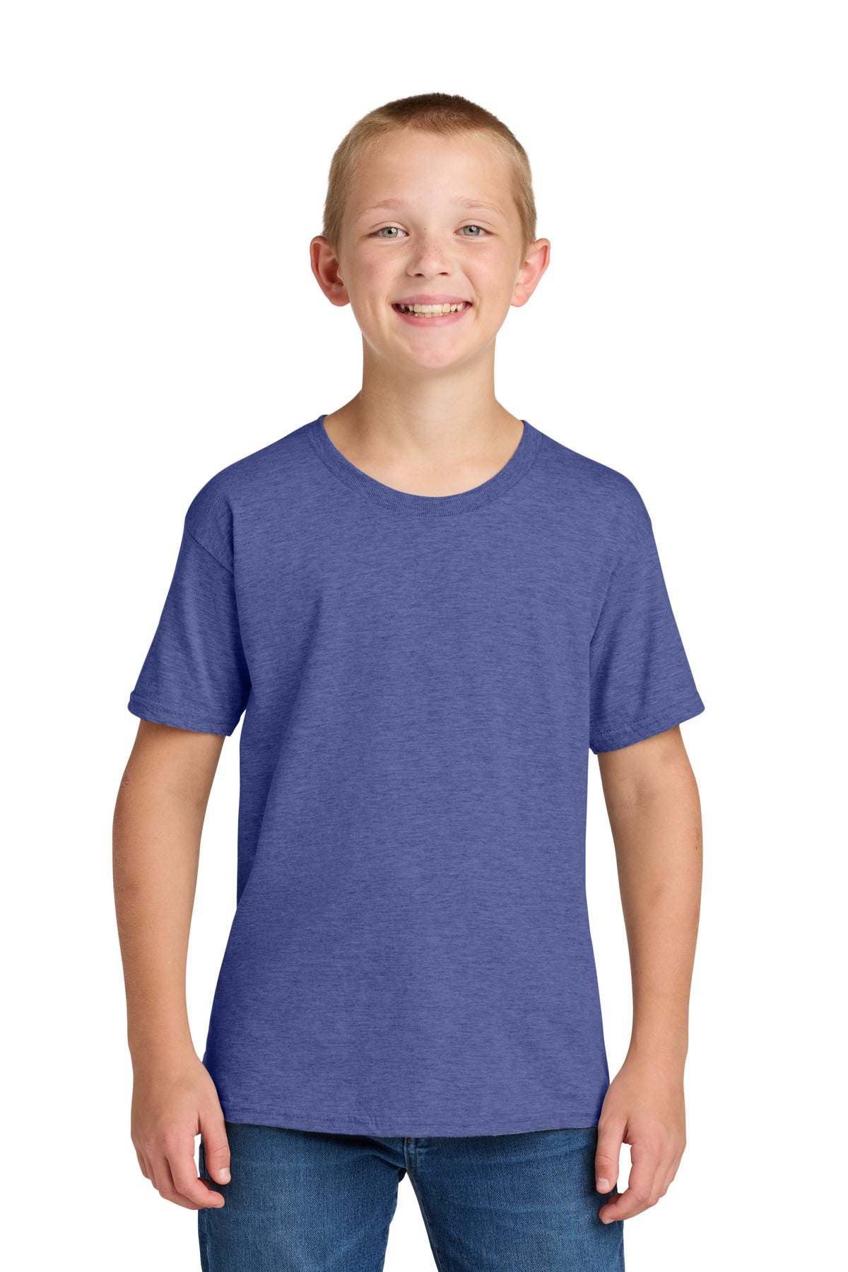 Custom logo Jerzees Classics™ Youth Cotton T-Shirt 363Y in Retro Heather Purple